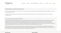 Desktop Screenshot of didactum-security.de